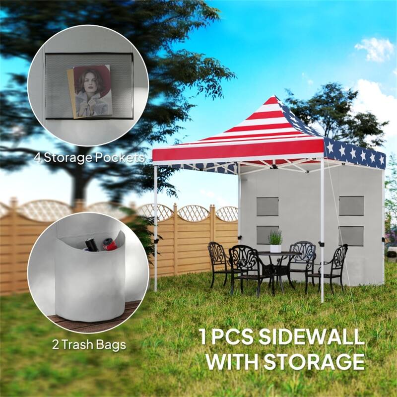 Premium Foldable Gazebo for Outdoor Events with UPF50 Sun Protection Adjustable Height and Portable Wheeled Bag