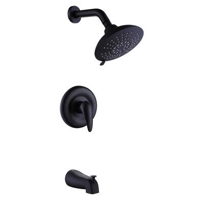 Bathroom Shower Faucet Set with Diverter