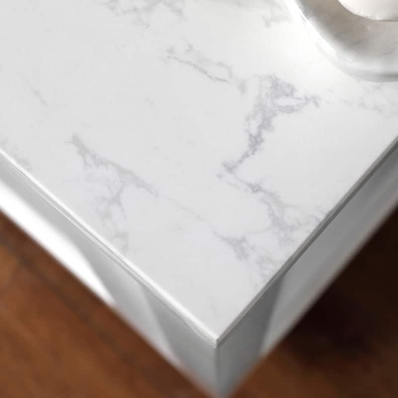 Athea Bathroom Vanity with White Engineered Marble Top