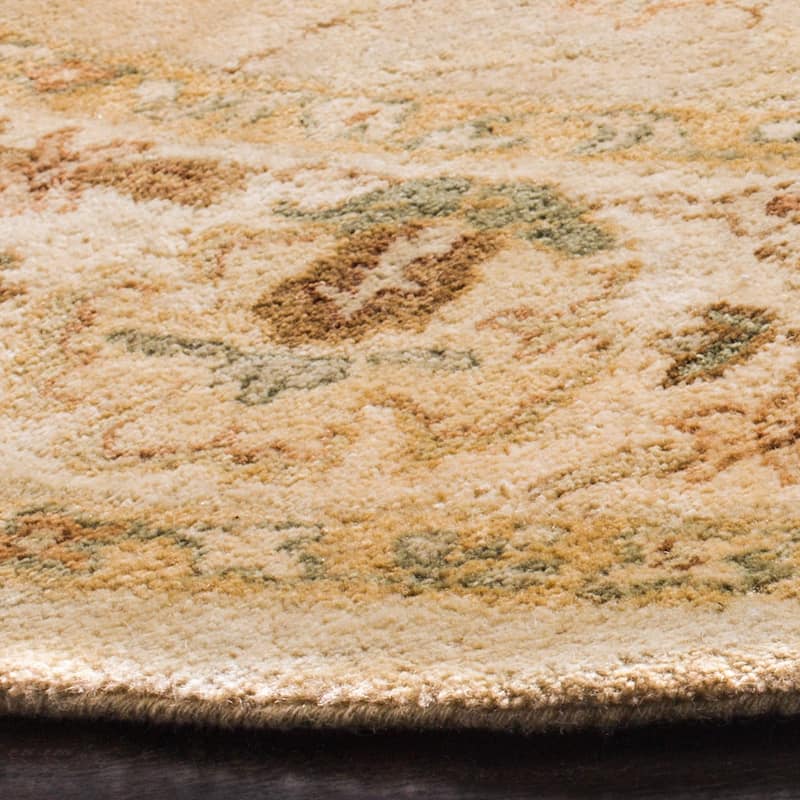 SAFAVIEH Handmade Bergama Petkana Oriental Hand-spun Wool Rug