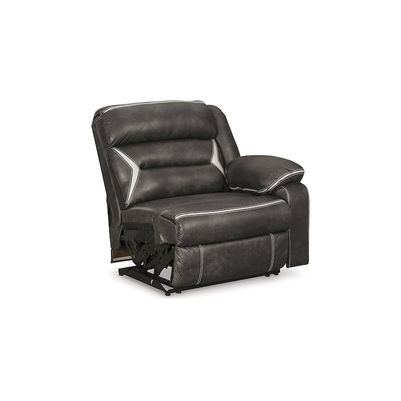 Signature Design by Ashley Kincord Brown 5-Piece Power Reclining Sectional - 109"W x 125"D x 41"H
