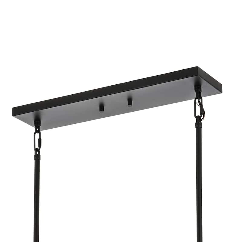 5-Light Traditional Farmhouse Linear Chandelier