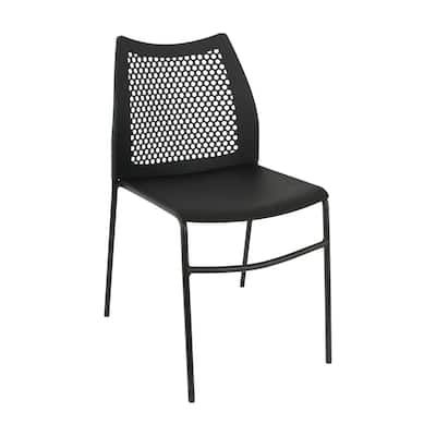 Stackable Chair with Vented Back and Waterfall Seat - 17.75"W x 21.5"D x 32"H