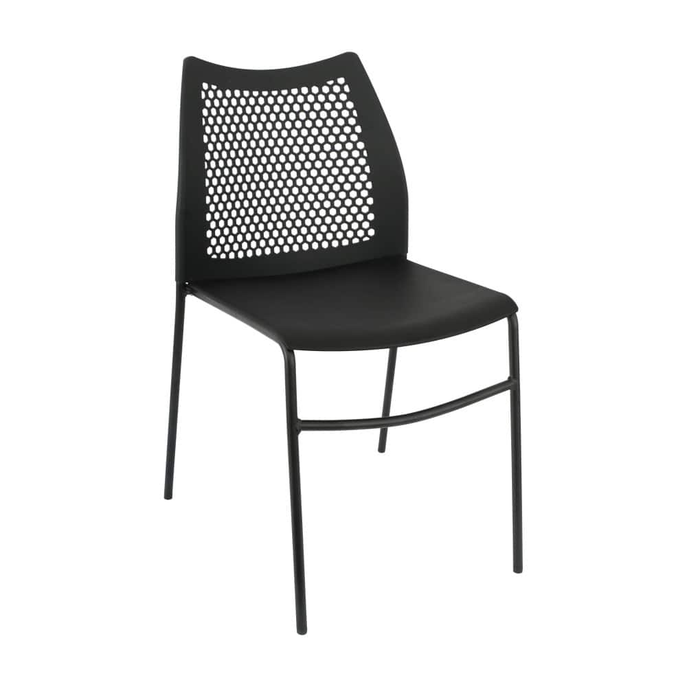 Stackable Chair with Vented Back and Waterfall Seat - 17.75"W x 21.5"D x 32"H