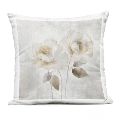 Stupell Contemporary Muted Blossoms Printed Outdoor Throw Pillow Design by Irene Weisz