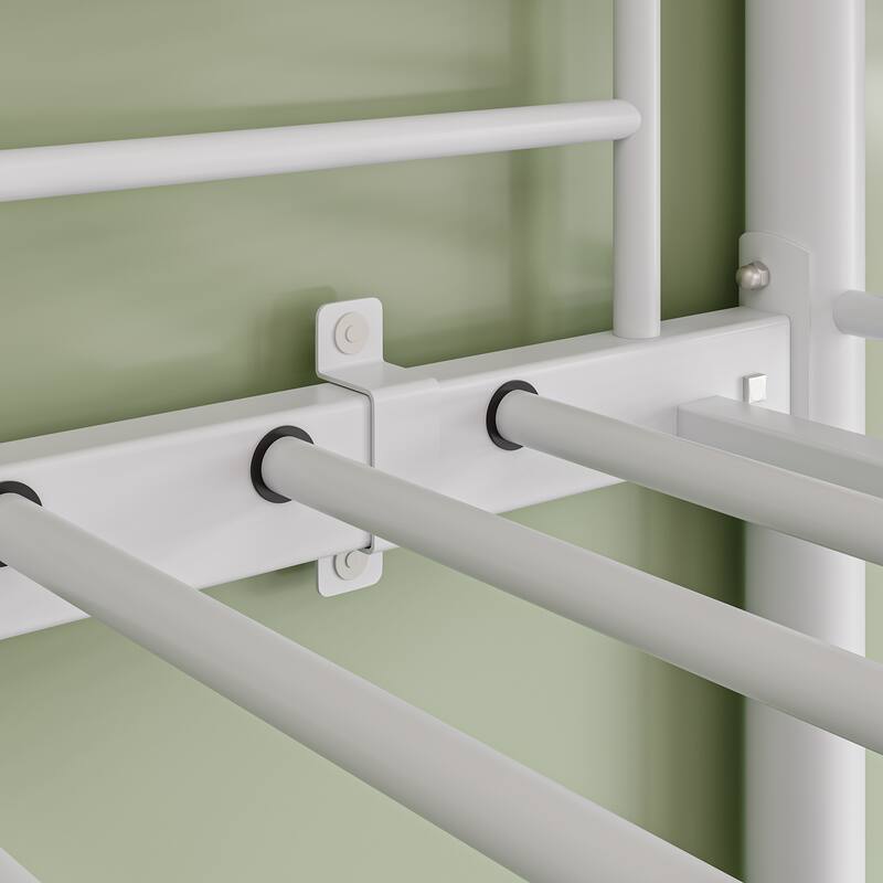 Triple Platform Beds, Twin over Twin over Twin, Heavy Duty Metal Bunk Bed Frame for 3 Kids, Detachable into 3 Separate Beds