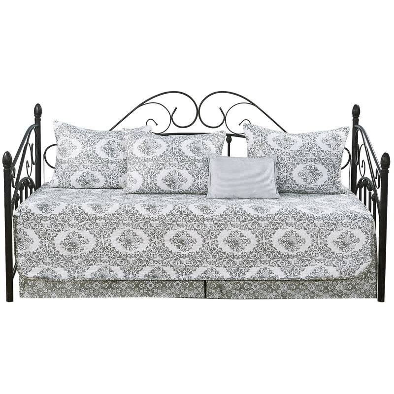 Serenta 6 Piece Cotton Blend Daybed Bedspread Coverlet Set - 75" x 39"