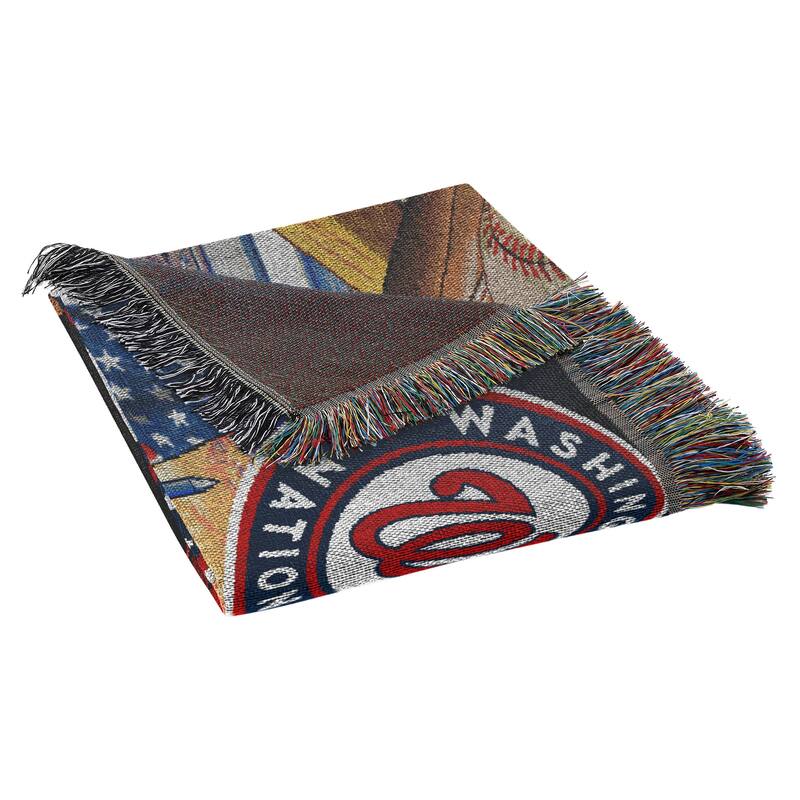 MLB Woven Tapestry Throw Blanket