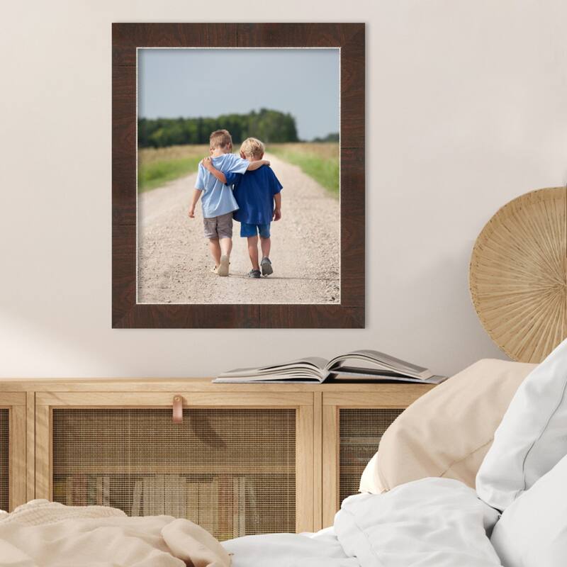 Wildwood Brown Narrow Framed Picture Frame, Photo Frame
