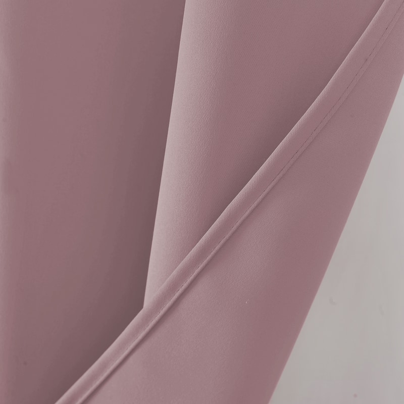 Riley 100 percent Blackout Window Curtain Panel 45, 63, 84, 95 or 105 inch