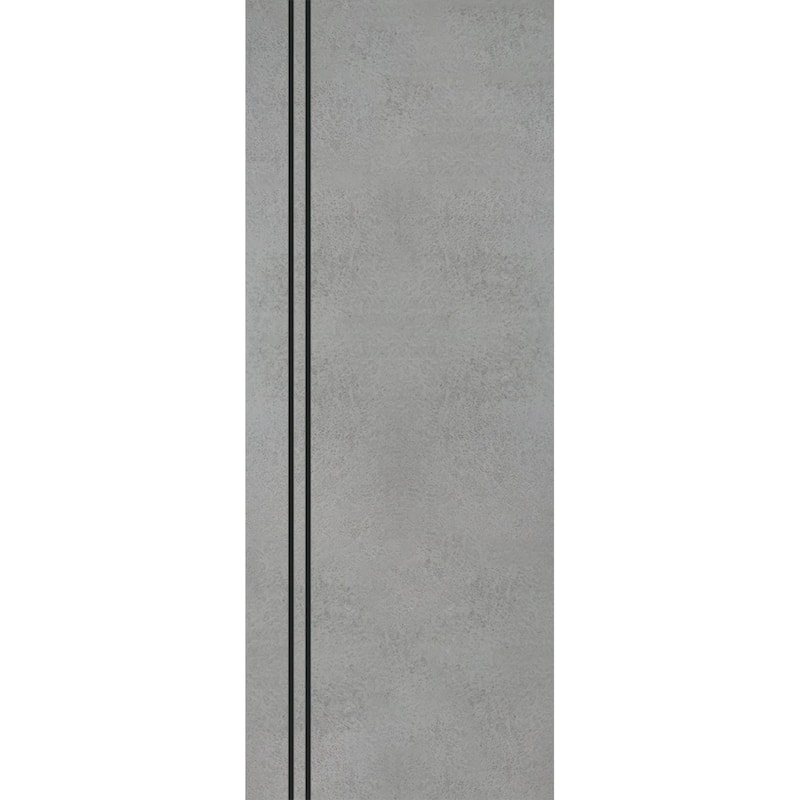Slab Barn Door Panel 28 x 80 Planum 0016 Concrete with Sturdy Finished - 32" x 80"