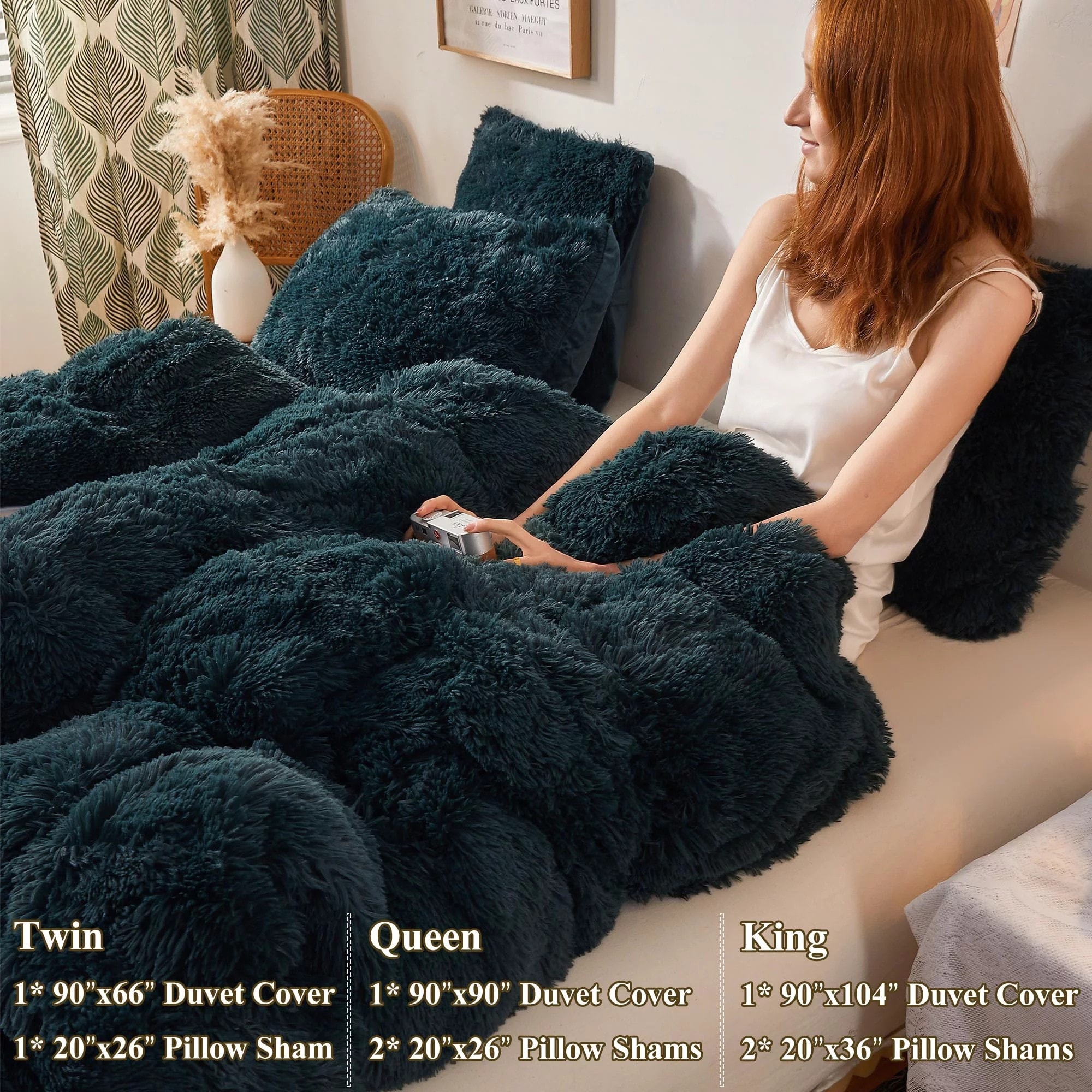 Fluffy blanket sets online