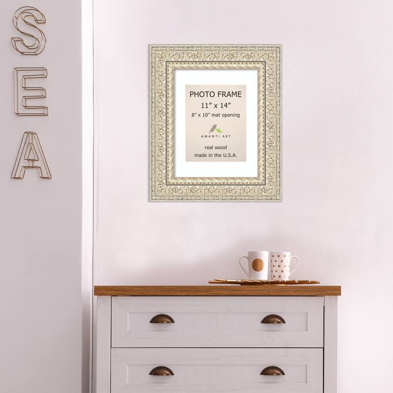 Fair Baroque Cream Ornate Raised Pattern Picture Frame