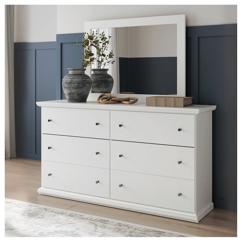 Signature Design by Ashley Bostwick Shoals White Dresser and Mirror