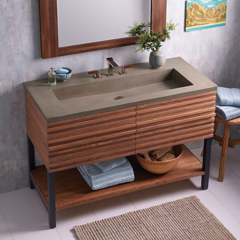 Winemaker Reclaimed Wood Freestanding Single Bathroom Vanity (Base Only)