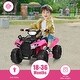 preview thumbnail 19 of 48, Costway 6V Kids ATV Quad Electric Ride On Car Toy Toddler with LED - See details