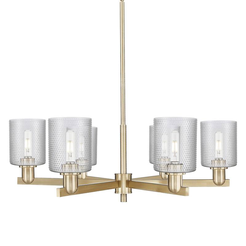 Innovations Lighting 716-6CR-11-35 Cobbleskill Chandelier Cobbleskill - Champagne Bronze / Clear