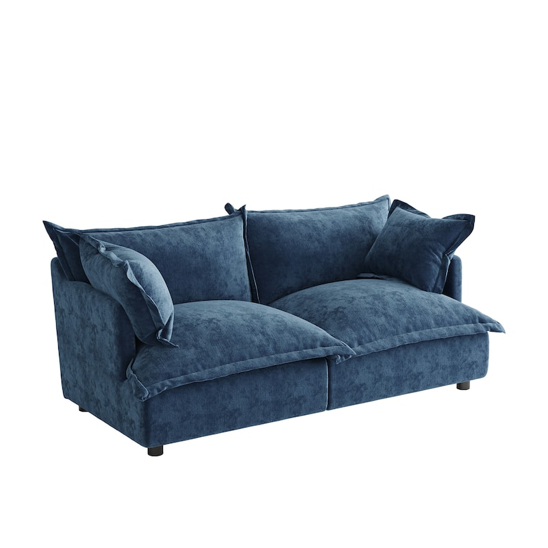 Double Layer Cushion Comfy Cloud Modular Sectional Sofa Set