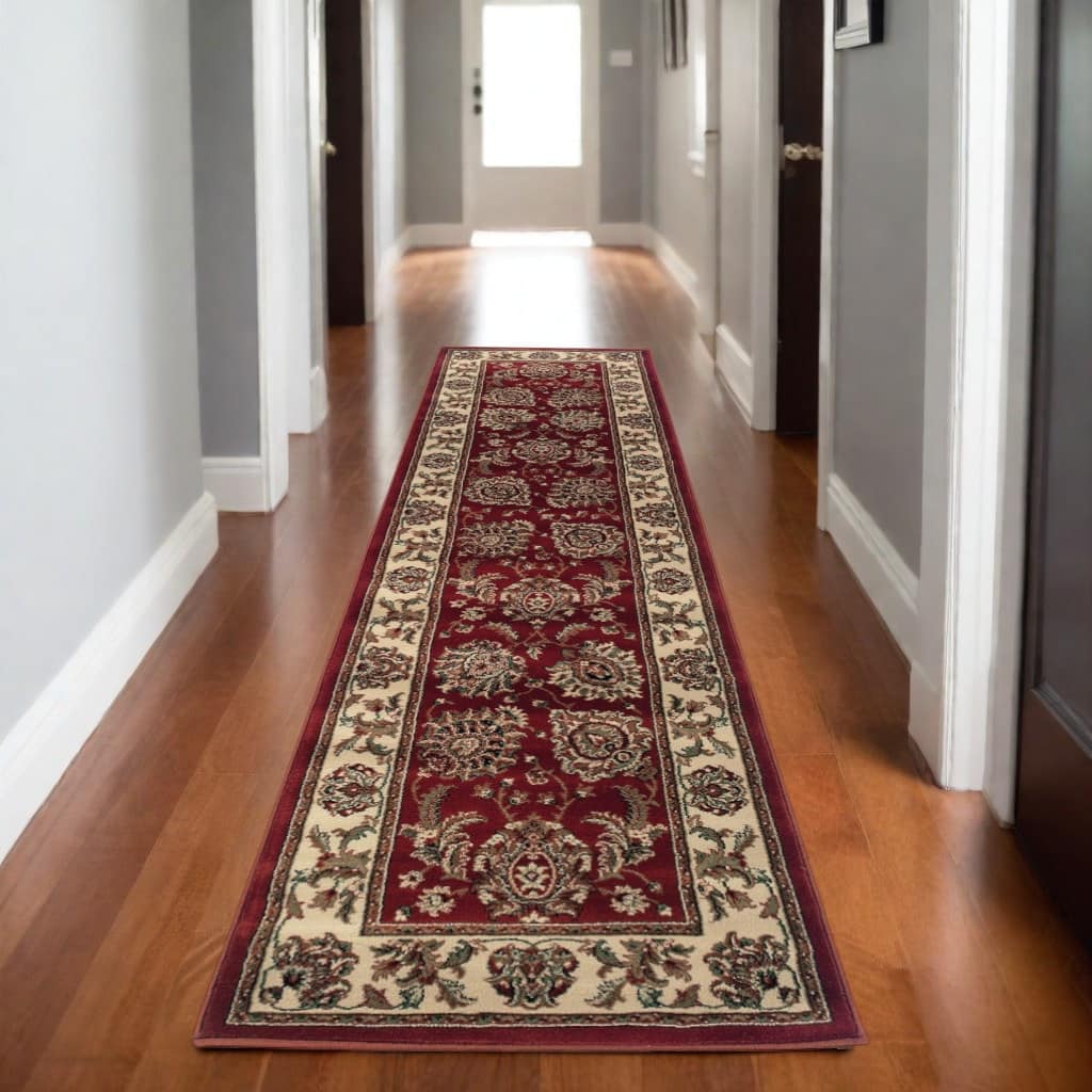 HomeRoots Oriental Traditional Runner Area Rug