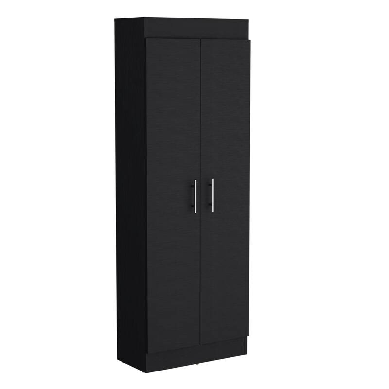 Pantry Cabinet, Space-Efficient 2-Door Design with Multiple Shelves