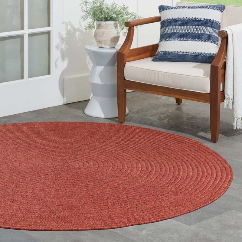 Superior Braided Reversible Indoor/Outdoor Area Rug