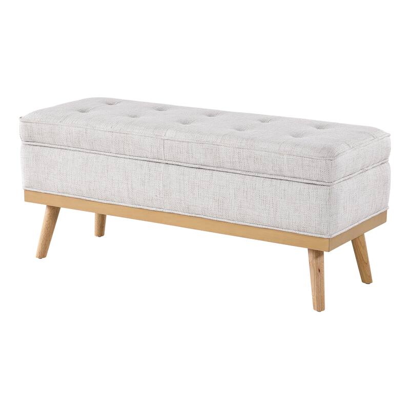 Carson Carrington Sastamala Mid-century Storage Bench