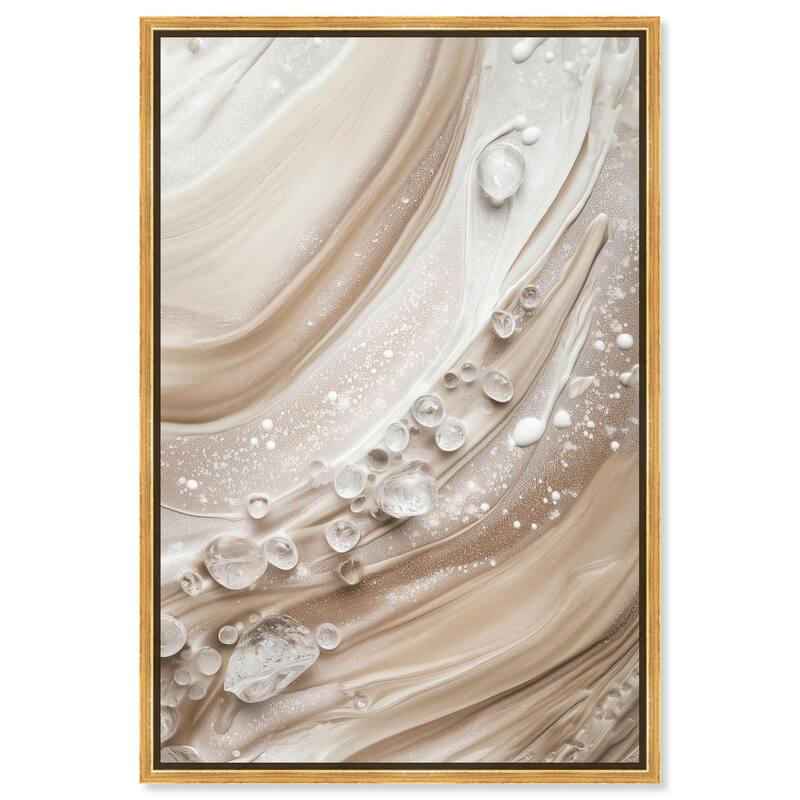 Viscous Veils II Canvas by Art Remedy - Gold - 36" x 54"