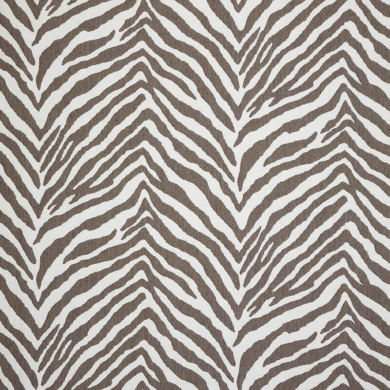 Sunbrella Grey Zebra Indoor/Outdoor Pillows, Set of 2, Corded