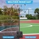preview thumbnail 4 of 6, Transparent Goal Basketball Height Adjustable Backboard with Wheels,Outdoor Indoor Basketball Goal Game Play