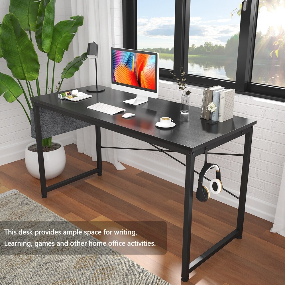 Modern Simple Home Office Desk 47" Computer Table Desktop Student Study Writing 