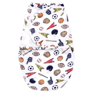 Hudson Baby Infant Boy Plush Faux Fur Swaddle Wrap, Sports Fan, 0-3 Months - Sports Fan - 0-3 Months
