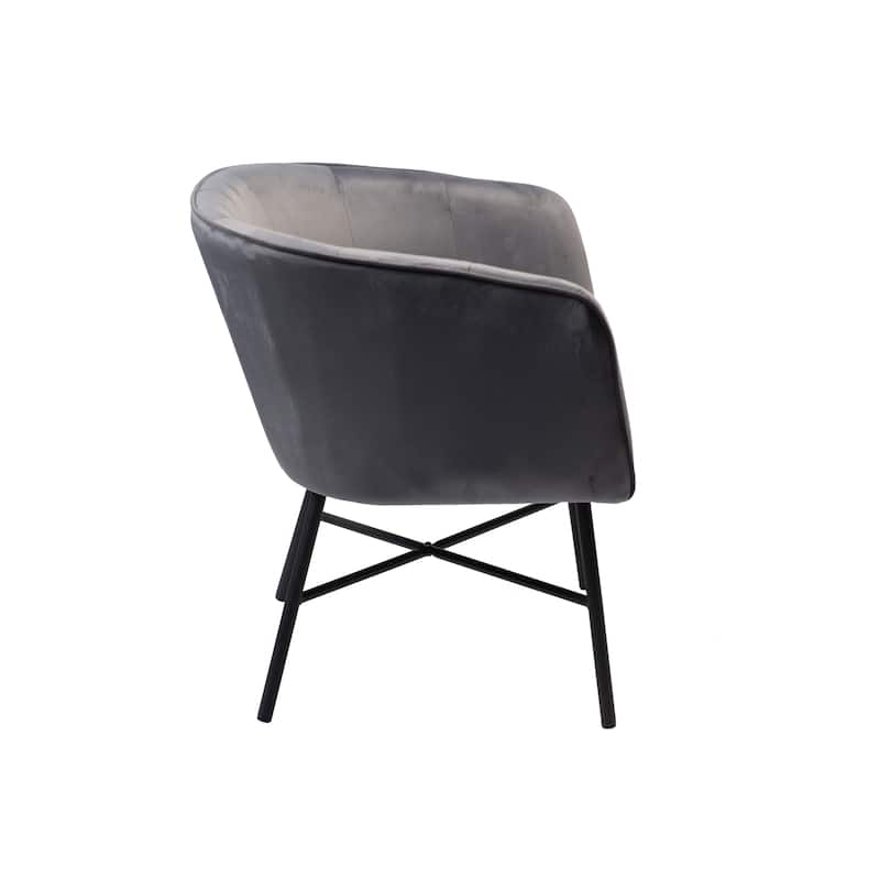 Porthos Home Belia Velvet Dining Chair, Rust-resistant Steel Legs - N/A