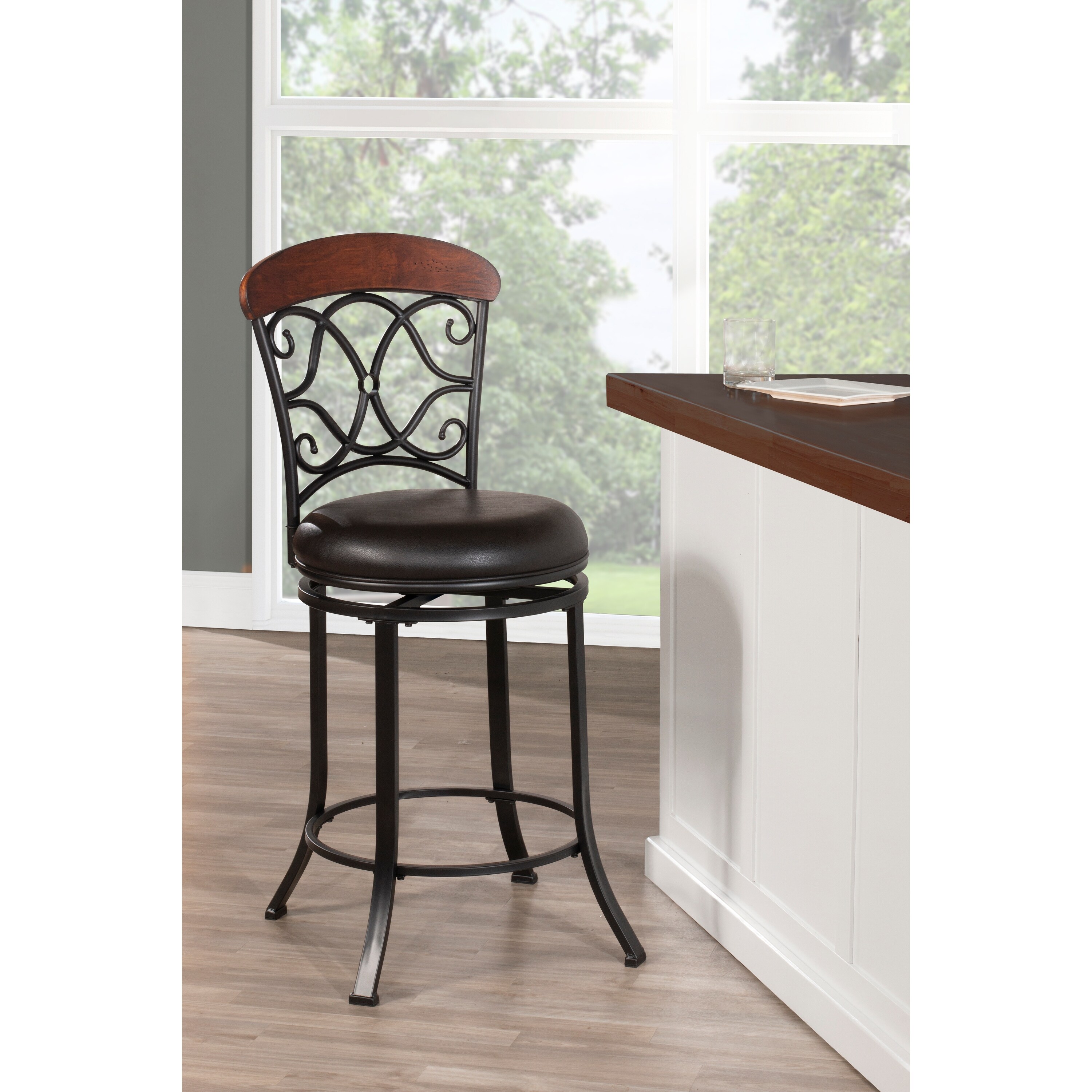 Hillsdale furniture clarion best sale swivel counter stool