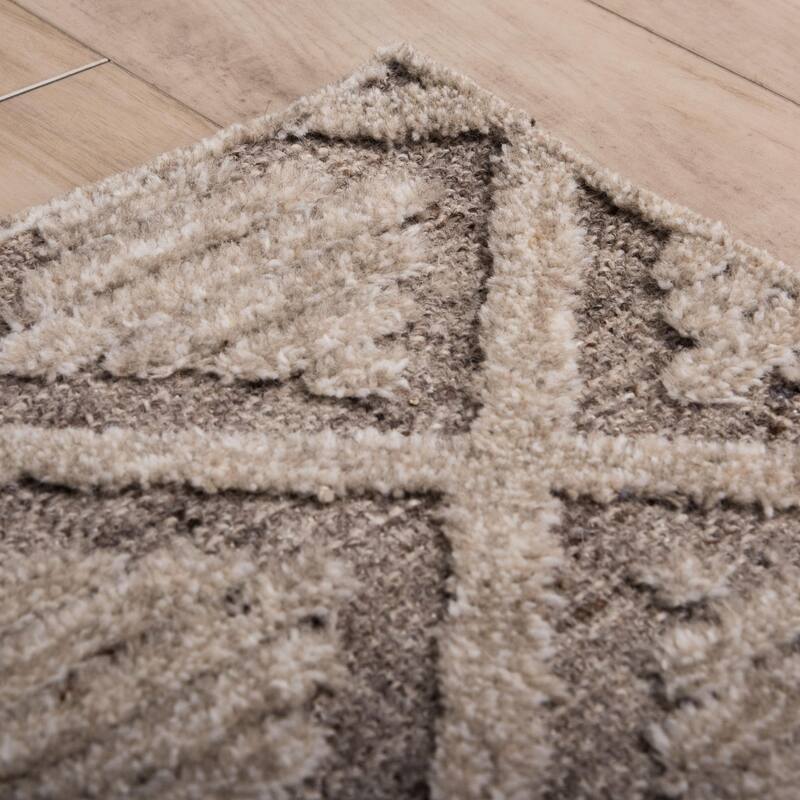 Alora Decor Weston Hand-tufted Lines Wool Rug