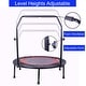preview thumbnail 8 of 14, 40" Mini Exercise Trampoline for Adults or Kids with Safety Pad