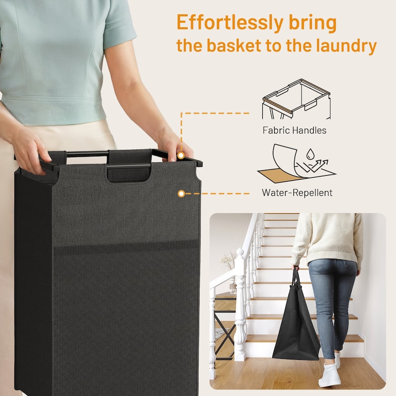 Laundry Sorter 112L/142L/170L Laundry Hamper Organizer Laundry Basket with Removable Bags