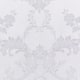 Violet Linen Majestic Jacquard Damask Pattern Fringed Tablecloth - On ...