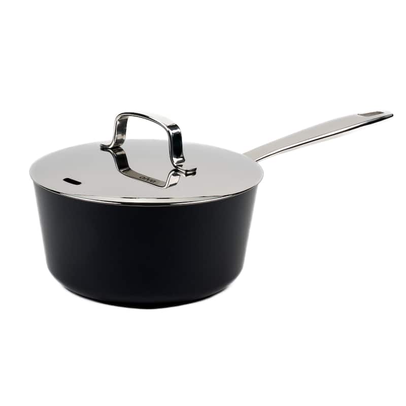 Alva Maestro Diamond‑Reinforced Non‑Stick Ceramic Saucepan - 2-qt