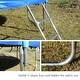 preview thumbnail 7 of 7, Trampoline Outside Safety Net With Basketaball Hoop