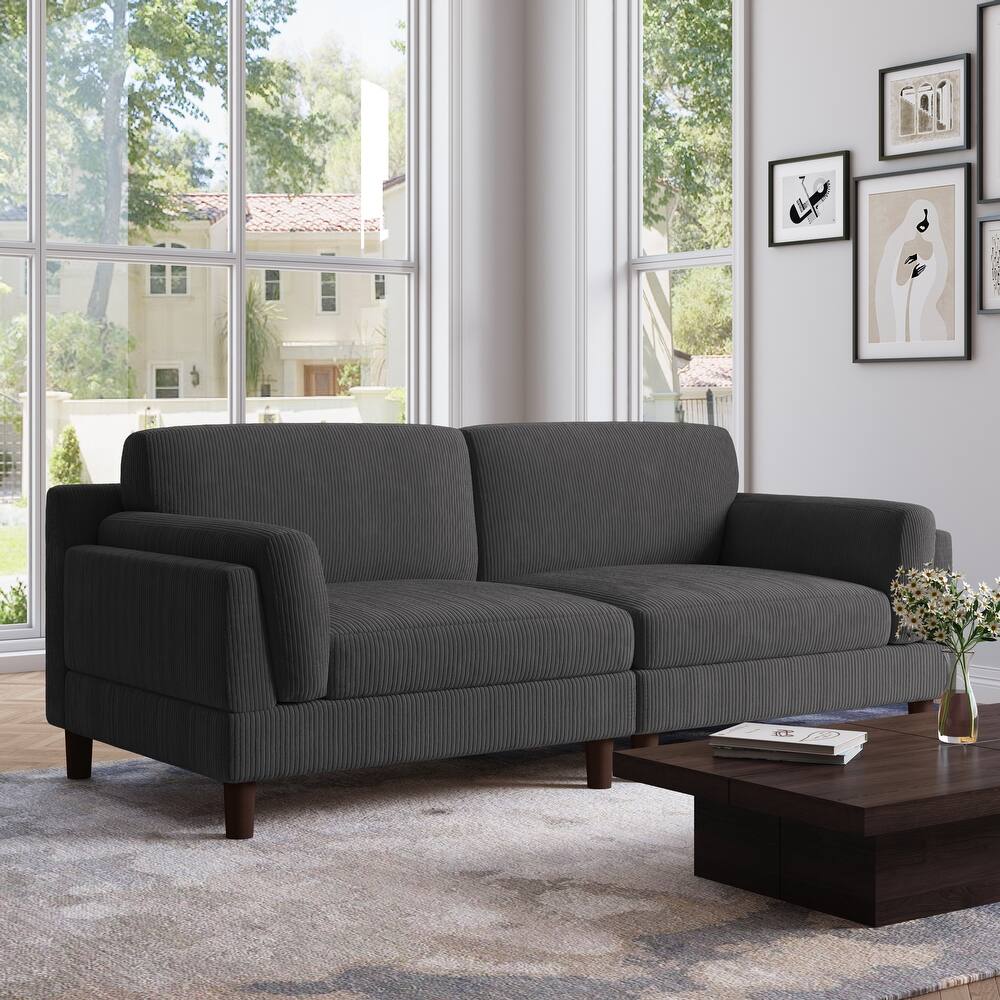 90 inch Deep Seat Sofa Comfy Couch for Living Room