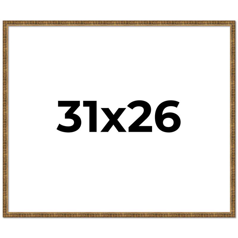 31x26 Frame Gold Picture Frame - Complete Modern Photo Frame Includes