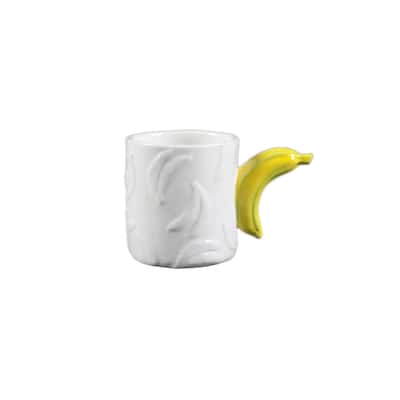 18 oz Ceramic Banana Handle Mug