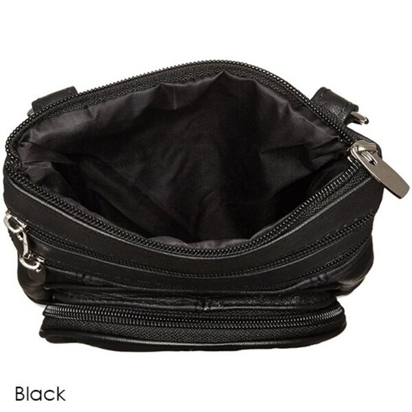 soft black crossbody bag