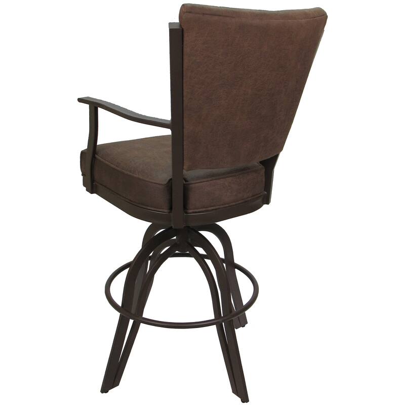Montana Brown Swivel Tilt Metal 30" or Counter 26" Bar Stool