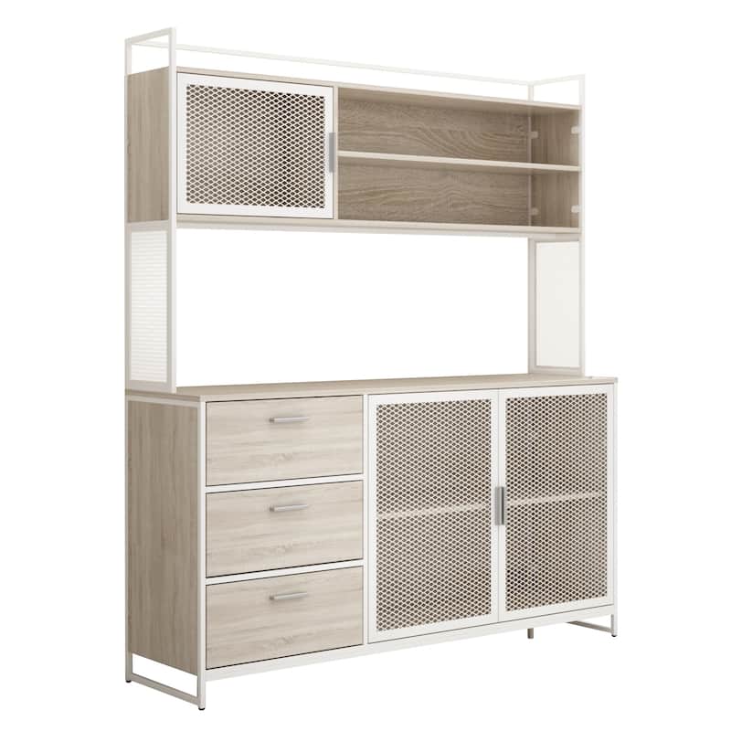 Kitchen Pantry Storage Cabinet Microwave Storage Cabinet Buffet
