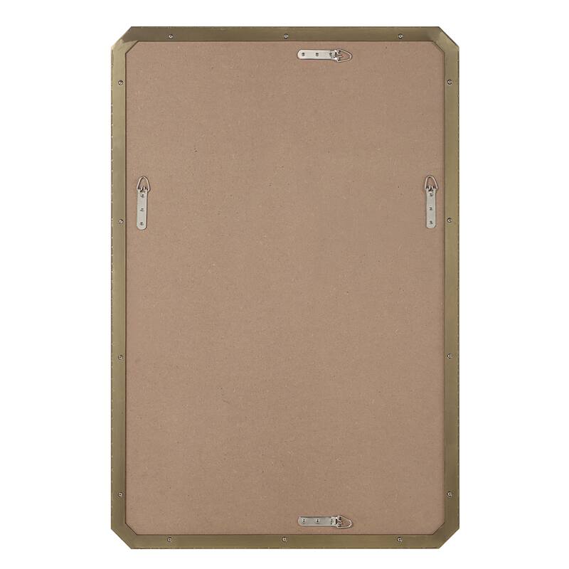 Renwil Nate 36" H x 24" W Wall Mirror, Yellow