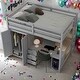 preview thumbnail 1 of 7, Kids and Baby Full Size Loft Bed with Wardrobe,Desk and Storage Drawers For Home