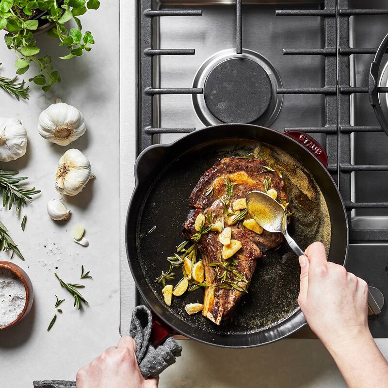 STAUB Cast Iron 11-inch Traditional Skillet