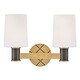 preview thumbnail 8 of 7, Hinkley Lighting 51372-BX Declan 2 Light 15" Wide Vanity Light with