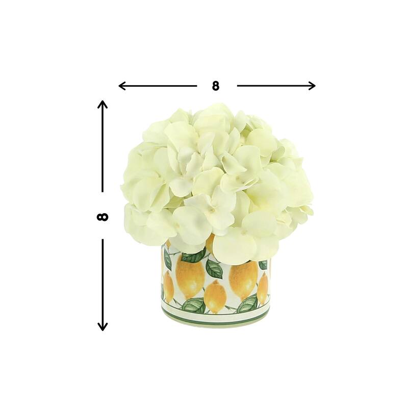 Hydrangea Arrangement in a Glass Vase